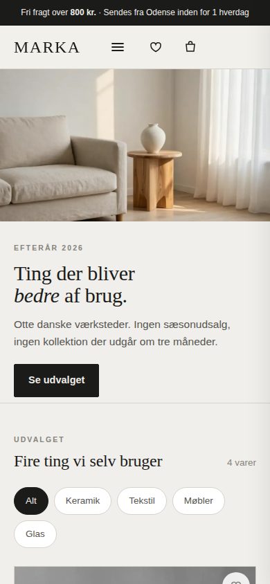 Marka Bolig, mobile