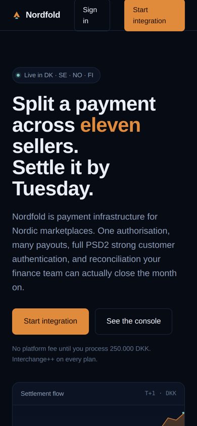 Nordfold Payments, mobile